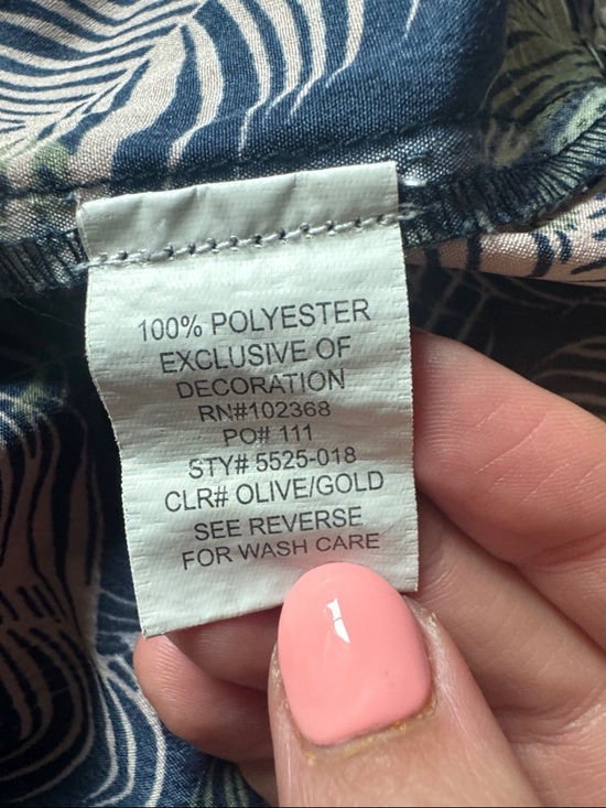 Blue Island Tropical Print Ruffle-Hem Slip Dress/Tunic - multi use sleeves - Picture 3 of 7